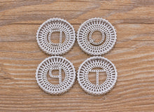 Load image into Gallery viewer, Hot Sale A-Z Initials 3 Colors Chooses Micro Pave CZ Letter Pendant Necklaces